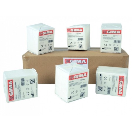 Gauze compress 7.5x7.5cm non-woven - 10 packs of 100 - 1000 pcs. (10 packs of 100 pcs.)