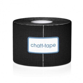 Kineziológiai szalag professzionális használatra Chattanooga Chat-Tape - Fekete szín - 5cm x 5m