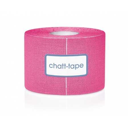 Kineziologická páska pro profesionální použití Chattanooga Chatt-Tape - růžová barva - 5cm x 5m