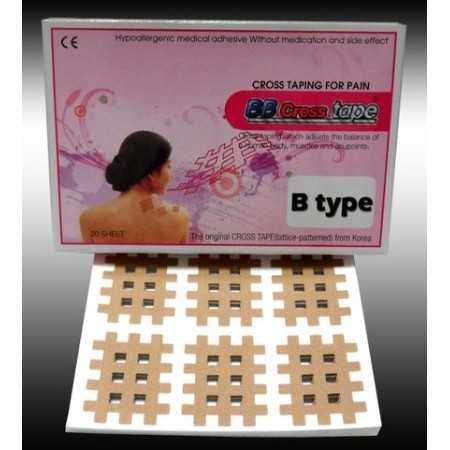 BB CROSS TAPE Professionale misura B - 28 x 36 mm MEDIA, Prodotto Prodotti