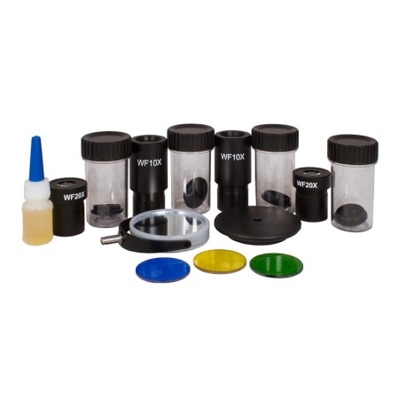 Microscopio binocular biológico levenhuk 850b