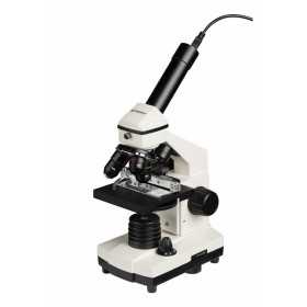 Microscopio Bresser Biolux NV 20–1280x con fotocamera oculare HD USB