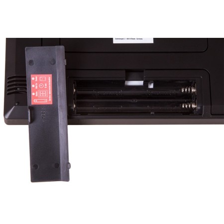 Bresser temeotrend jc lcd weather wandklok, zwart