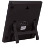 Bresser temeotrend jc horloge murale lcd weather, noir