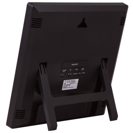 Bresser temeotrend jc reloj de pared lcd, negro