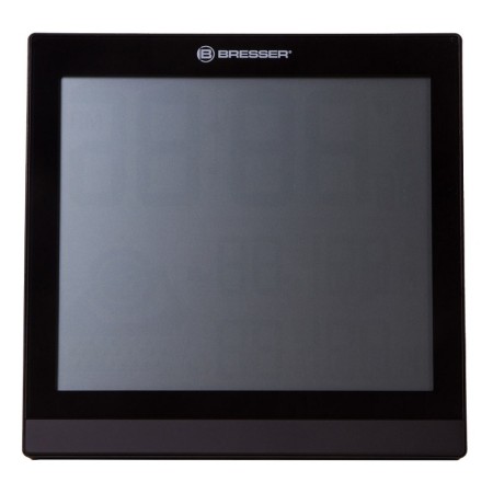 Bresser temeotrend jc lcd weather wandklok, zwart