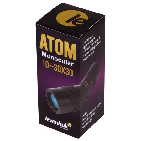 Levenhuk atom monokular 10–30x30