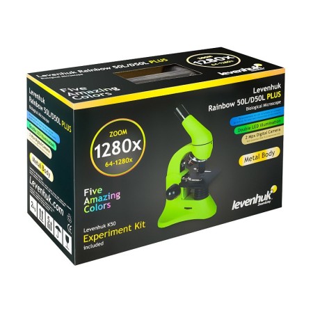 Digital microscope levenhuk rainbow d50l plus 2m, moonstone