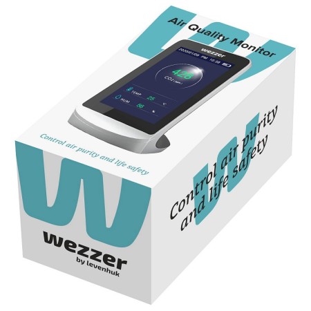 Medidor de calidad del aire levenhuk wezzer air mc60