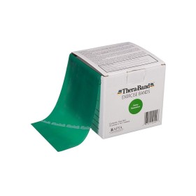 ELASTIC BAND THERA-BAND 45 m.  x 15 cm. GREEN - MEDIUM-STRONG