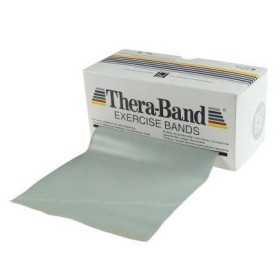 THERA-BAND ELASTICKÝ PÁS 45 m.  x 15 cm. STŘÍBRNÁ - SPECIÁLNÍ-SILNÁ