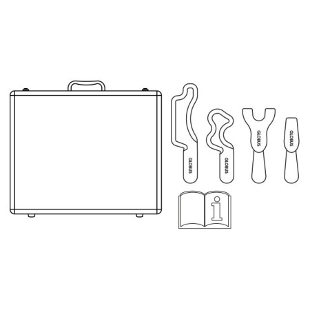 Kit de herramientas para la fascia para el tratamiento de la zona pélvica con diacare 7000