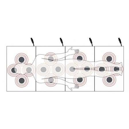 Globus - total body 400 xp memory foam mattress, 16 solenoids (only with magnum 3500)