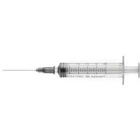 Injekční stříkačka 5 ml INJ/LIGHT s centrálním Luer kuželem s jehlou 22G - 100 ks.
