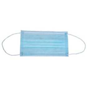 Mascherina chirurgica TNT 3 veli - con elastici - azzurrra 50 pezzi, colore Azzurro