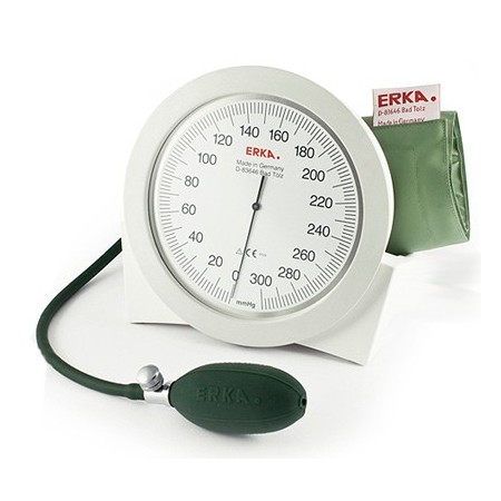 Sfigmomanometro da tavolo erka vario, bracciale con velcro verde superb