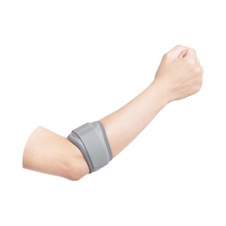 Bracciale pneumatico per epicondilite ed epitrocleite, colore nero