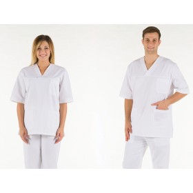 Casacca cotone - bianca - s