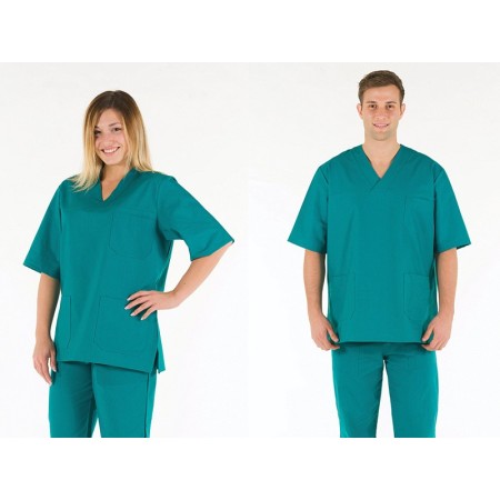 Casacca cotone - verde - s