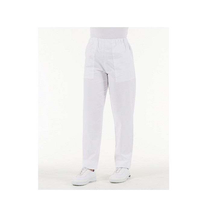 Pantaloni cotone - bianchi - xs