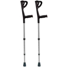 Pair of forearm crutches