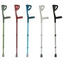 Pair of forearm crutches