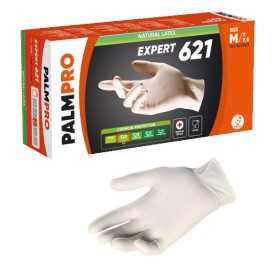 Wegwerp latex handschoenen met poeder MULTIPRO SENSITIVE ESMS - 100 stuks