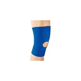 Supporto per ginocchio in neoprene 4 mm - nylon a 2 lati con apertura rotulea