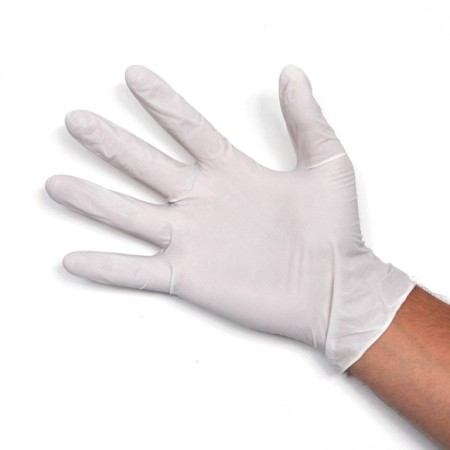 Disposable latex gloves doc eko plus with powder. - 100 pcs.