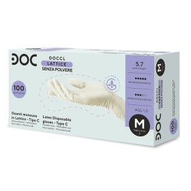 Einmalhandschuhe Latex puderfrei chloriert DOC PUDERFREI CHLORIERT - 100 Stk.