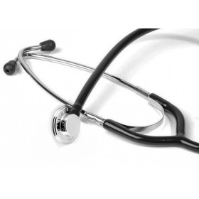 Pediatric stethoscope ERKA.phon polished chrome-plated or matt satin brass plate