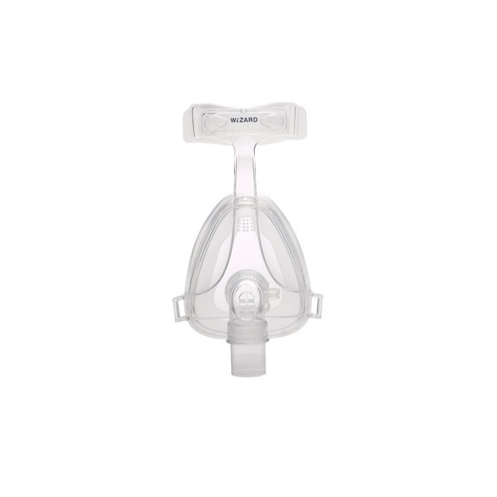 Oronasale CPAP-Maske mit WiZARD-FIT-Kopfbedeckung