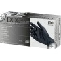 Disposable black nitrile gloves DOC BLACK POWDER FREE - 100 pcs.