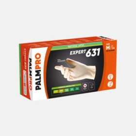 Bezpudrové latexové jednorázové rukavice PALMPRO EXPERT ESSP - 100 ks.