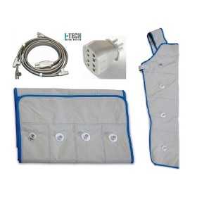 TOTAL I-Tech Bauchband und Pressotherapie-Manschetten-Kit I-Press