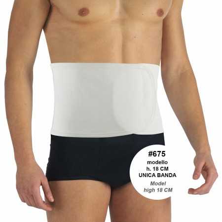 18 cm hohe postoperative Unisex-Bauchschlinge Wellness 675 