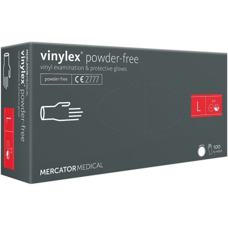 Gants jetables en vinyle non poudrés vinylex non poudré - 100 pcs.