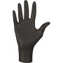 Wegwerp nitril handschoenen zonder poeder nitrylex zwart - 100 stuks