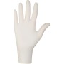 Wegwerp latex handschoenen met gepoederd santex poeder (getextureerd) - 100 stuks.
