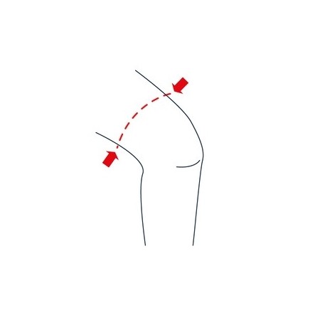 Nastavitelná elastická kolenní ortéza patelární kontejnment new edge 020