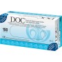 Natural latex glove, finely powdered with vegetable starch doc - 100 pcs.