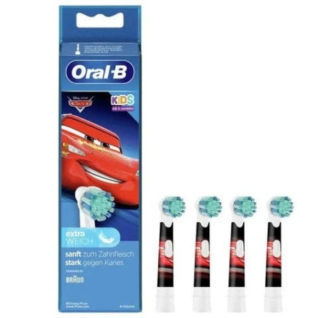 Oral b kids extra měkké náhradní hlavice kartáčku 4 kusy