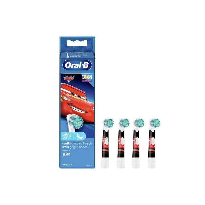 Oral b kids extra soft replacement brush heads 4 pieces