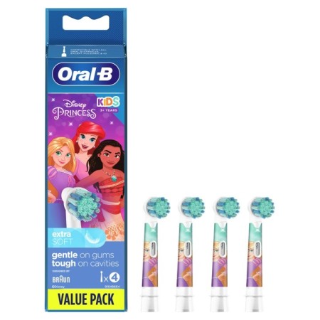 Têtes de brosse de rechange extra douces pour enfants oral b 4 pièces