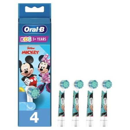 Têtes de brosse de rechange extra douces pour enfants oral b 4 pièces
