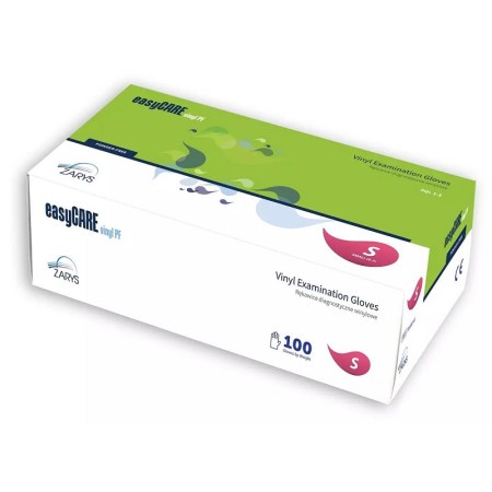 Easycare vinyl pf powder-free vinyl gloves - 100 pcs.