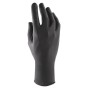 Guantes desechables de nitrilo naranja sin polvo glovely biosafe pf tech negro - 50 uds.
