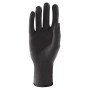 Guantes Desechables de Nitrilo Naranja Sin Polvo GLOVELY BIOSAFE PF tech negro - 50 uds.