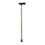 Anodized Aluminum Stick With Non-Slip Tips - Bronze Color - Foldable And Height Adjustable