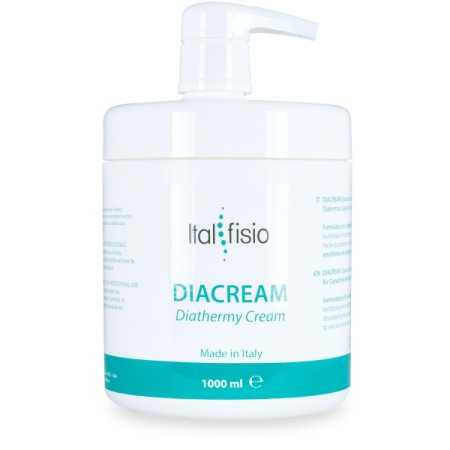 DIACREAM Crème conductrice pour la radiofréquence, le técar, la diathermie avec distributeur - 1000 ml